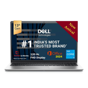Dell Inspiron 15-3530 Laptop - 15.6 inch FHD, 13th Gen Intel Core i3-1305U, 8GB RAM, 512GB SSD, Win 11 + Office H&S 2024, Standard Keyboard, Platinum Silver, 1 Year Onsite Hardware Service, 1.62 Kg