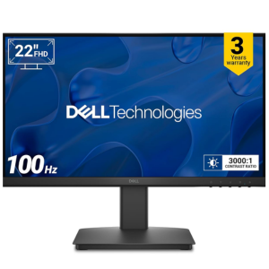 Dell SE2225HM 21.5__54.6cm FHD, 100Hz Refresh, VA Panel, 5ms Response, Tilt Adjust, 3000_1 Contrast, 250 cd_m2, Ports_ HDMI, DP 1.2, VGA, TÜV Rheinland 3-Star Eye Comfort, Ultra-Thin bezels Monitor