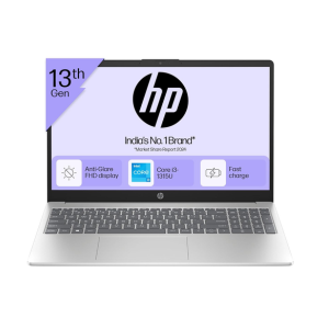 HP 15, 13th Gen Intel Core i3-1315U (8GB DDR4, 512GB SSD) FHD Anti-Glare Micro-Edge, 15.6__39.6cm, Windows 11, MS Office 21, Grey, 1.59kg, fd0006TU, Intel UHD Graphics, 1080p FHD Camera Laptop