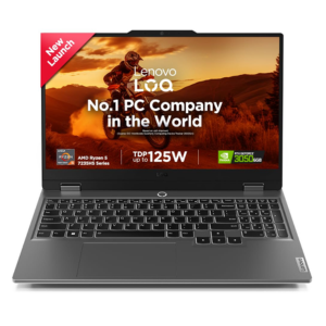 Lenovo Smartchoice LOQ AMD Ryzen 5 7235HS NVIDIA RTX 3050 6GB (24GB RAM 512GB SSD 15.6(39.6cm) Windows 11 Office Home