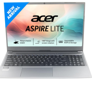 (Refurbished) Acer Aspire Lite AMD Ryzen 5-5625U Premium Thin and Light Laptop (16 GB RAM_512 GB SSD_Windows 11 Home) AL15-41, 39.62 cm (15.6_) Full HD Display, Metal Body, Steel Gray, 1.59 KG